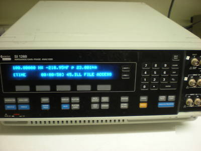 Solartron model SI1260 impedance/gain phase analyzer