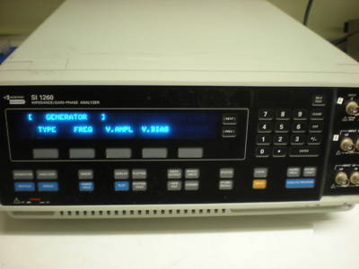 Solartron model SI1260 impedance/gain phase analyzer