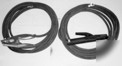 Miller bobcat 225 gasoline welder & cable set