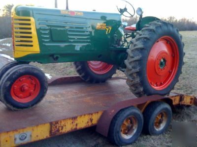 1950 oliver 77 row crop diesel