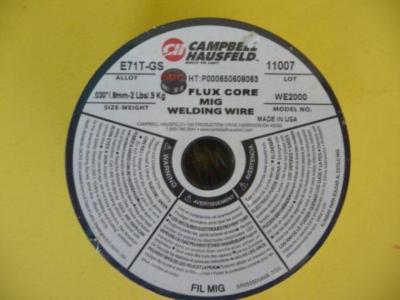 Campbell hausfeld WE200001AV .030IN flux welding wire