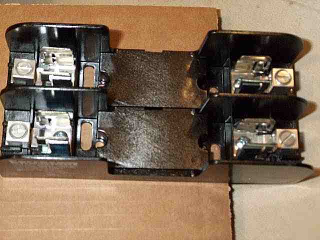 New 5 30A 600V 2P fuse holder block shawmut type h & k