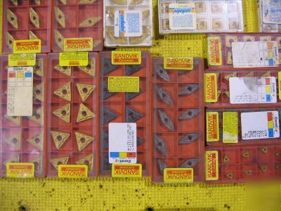 Sanvik, carboloy, stellram carbide inserts ass't nos