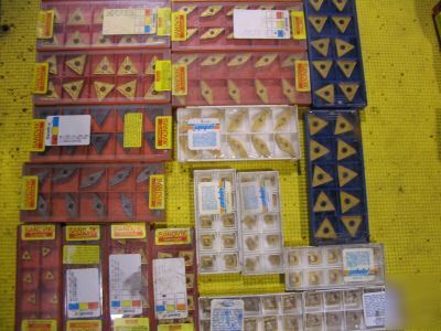 Sanvik, carboloy, stellram carbide inserts ass't nos