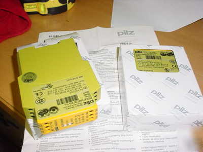 2 pilz pnoz X1 safety relay 24V ac/dc ** **