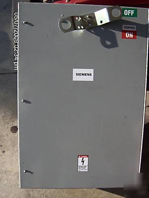 Siemens BDFW400 disconnect, plug in, i-line, JXD63S400A