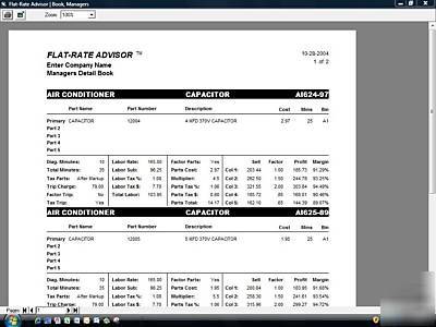 Flat rate pricing software hvac heating air electrical