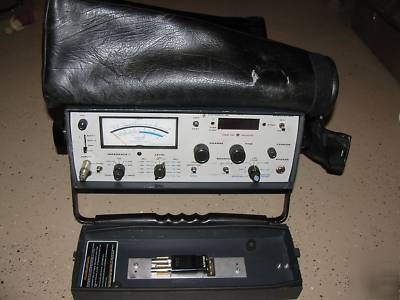 2 (two) cushman ce-24A frequency selective levelmeters