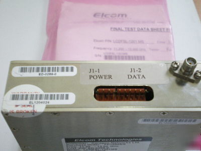 Elcom synthesizer 11.2-12 ghz lcdfsl-1201
