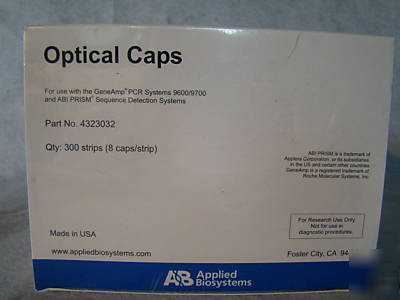 Geneamp pcr 9600/9700 abi prism optical caps