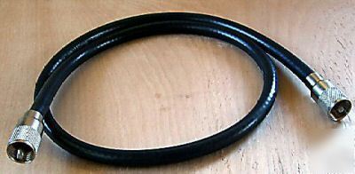 Ham cb radio 15 ' rg-213U coax jumper amphenol PL259S