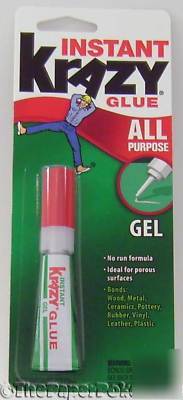 Instant krazy glue gel 1 pack free shipping