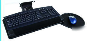 New keyboard tray w/fully articulating arm & wrist rest 