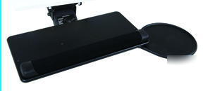 New keyboard tray w/fully articulating arm & wrist rest 