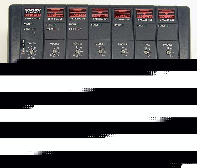 Watlow anafaze ppc-2000/2010/2040/2050 rack controllers