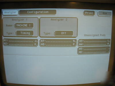 Hp 166AS logic analyzer / oscilloscope 136 channel 