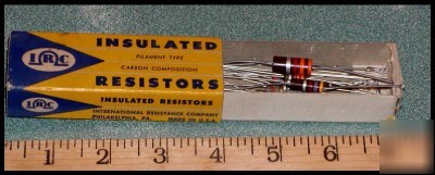 In original box insulated composition resistors ???????