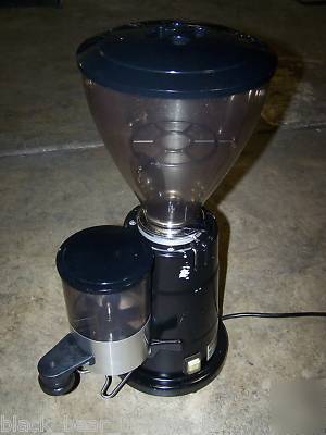 La spaziale espresso coffee grinder mx w/doser & press