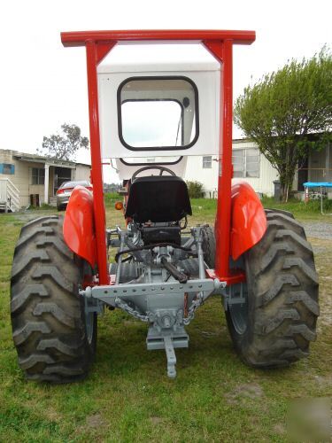 245 massey ferguson ag tractor rops ps runs great clean