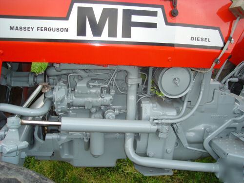 245 massey ferguson ag tractor rops ps runs great clean