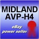 Midland avp-H4 gmrs 2 way ear clip headset headsets frs