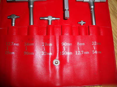 Mitutoyo 155-905 6 piece 8-150MM telescoping gage set