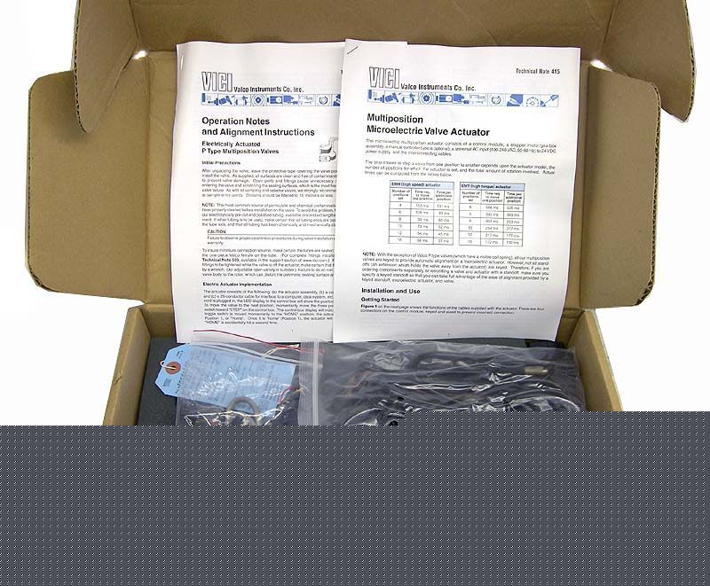 New vici valco microelectric valve actuator emtma emtca