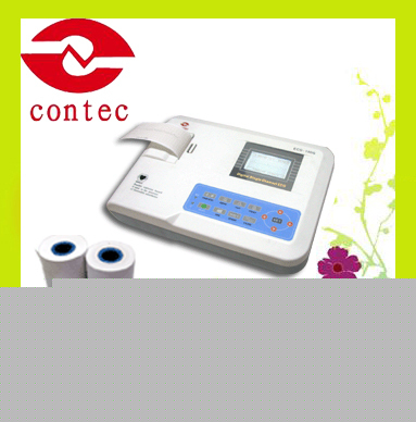Digital single channel ecg ekg with printer ecg-100G