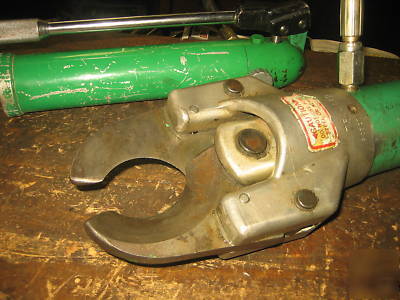 Greenlee 750 hyd cable cutter w hand pump