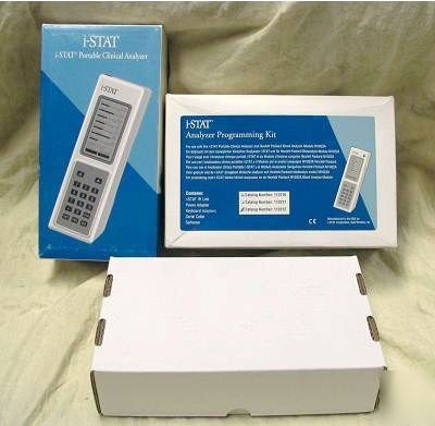 I-stat blood analyzer w.programming kit,printer &manual