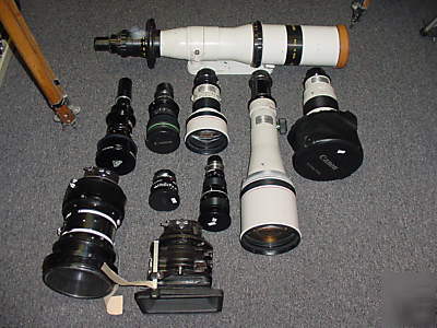 Lens lot: zeiss, cooke, canon, 4 film/red hd. from $99.