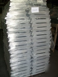 New grey streater gondola upper shelves 48X18 shelving 
