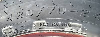 Titan tires that fit kubota, john deere, case ih, agco