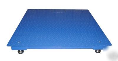 4X4 5000LB x 1LB shipping pallet platform floor scale