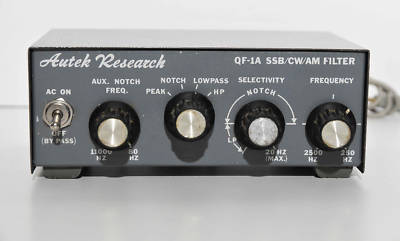 Autek research qf-1A ssb cw am audio filter peak notch