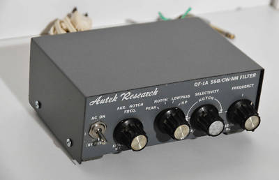 Autek research qf-1A ssb cw am audio filter peak notch