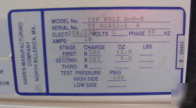 Commercial freezer / hazard-biohazard lab line