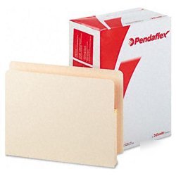 New manila convertible end tab file pockets, letter,...