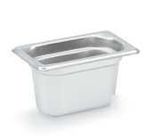 New super pan 3 food pan-ninth size-4IN deep-1 ea