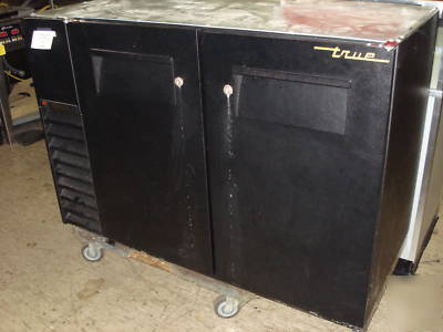 True tbb-24 48 gallon used back bar storage cooler