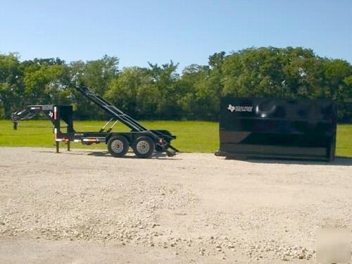 New 2010 texas pride 7X12 roll off gn dump trailer 14K