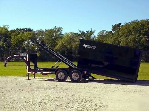 New 2010 texas pride 7X12 roll off gn dump trailer 14K