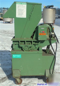 Used- nelmore granulator, model G1012M1. approximately