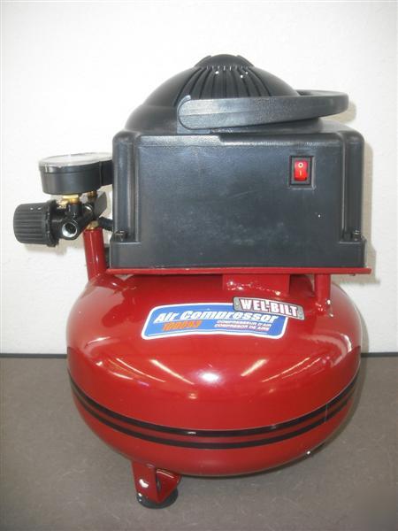 Wel-bilt electric portable air compressor 2.5 gal 120 v