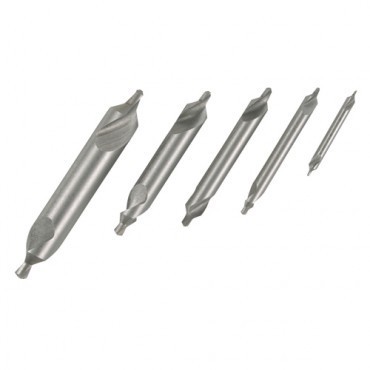 Hss 5 piece combined drill & countersink set - 