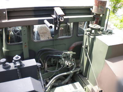 Military see tractor unimog 1987 backhoe front loader 