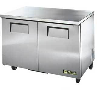 True tuc-48F undercounter freezer, 2 door, 48 3/8