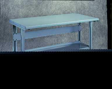 Wise workbench adjustable leg steel top 72