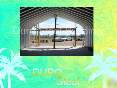 Duro steel garage workshop 16X40X12 metal farm building