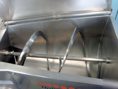 Dual hollymatic 900E meat mixer/grinder, gemini setup 